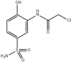 2-chloro-N-(2-hydroxy-5-sulfamoylphenyl)acetamide2-chloro-N-(2-hydroxy-5-sulfamoylphenyl)acetamide Structure