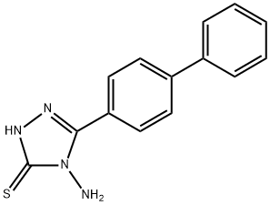 3-([1,1'-Biphenyl]-4-yl)-4-amino-1H-1,2,4-triazole-5(4H)-thione 구조식 이미지