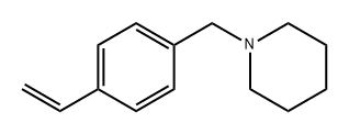 1-(4-vinylbenzyl)piperidine Structure