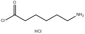 Hexanoyl chloride, 6-amino-, hydrochloride (1:1) 구조식 이미지