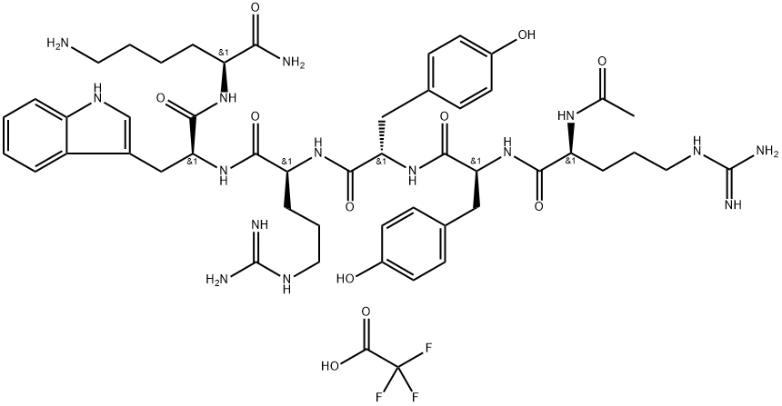 Ac-RYYRWK-NH2 TFA Structure