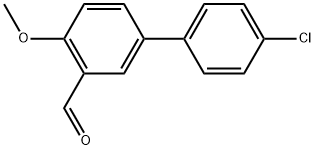 4'-Chloro-4-methoxy[1,1'-biphenyl]-3-carboxaldehyde Structure