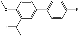 1-(4'-Fluoro-4-methoxy[1,1'-biphenyl]-3-yl)ethanone Structure