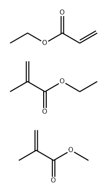 Ethyl acrylate, polymer with methyl methacrylate and ethyl methacrylate Structure