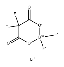 Borate(1-), [difluoropropanedioato(2-)-κO1,κO3]difluoro-, lithium, (T-4)- (9CI) Structure