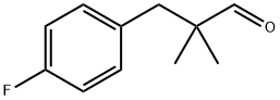 Benzenepropanal, 4-fluoro-α,α-dimethyl- 구조식 이미지