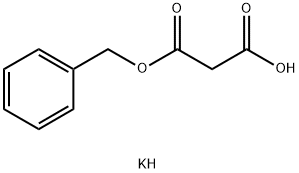 potassium monobenzyl malonate Structure