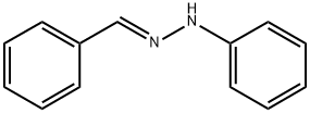 Benzaldehyde, 2-phenylhydrazone, [C(E)]- Structure