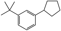 1-Cyclopentyl-3-(1,1-dimethylethyl)benzene Structure