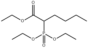 ethyl 2-(diethoxyphosphoryl)hexanoate Structure