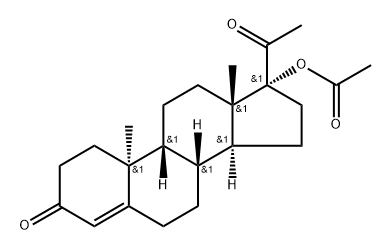 17-alfa-Acetoxy Progesterone Structure