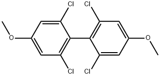 2,2',6,6'-Tetrachloro-4,4'-dimethoxy-1,1'-biphenyl Structure