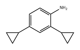 2,4-dicyclopropylaniline Structure