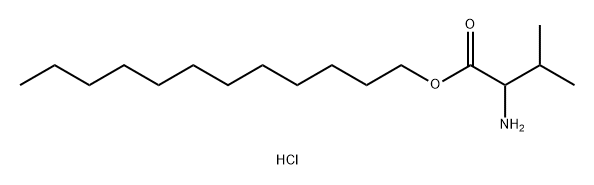 (S)-dodecyl 2-amino-3-methylbutanoate hydrochloride Structure