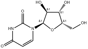 2,4(1H,3H)-Pyrimidinedione, 1-α-L-xylofuranosyl- Structure