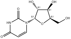 2,4(1H,3H)-Pyrimidinedione, 1-α-D-xylofuranosyl- 구조식 이미지