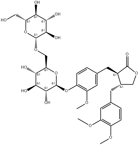 arctigenin-4'-O-β-gentiobioside 구조식 이미지