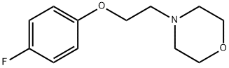 4-(2-(4-fluorophenoxy)ethyl)morpholine Structure