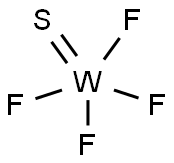 Tungsten fluoride sulfide (WF4S), (SP-5-21)- Structure