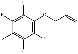 1,2,4,5-Tetrafluoro-3-methyl-6-(2-propen-1-yloxy)benzene Structure