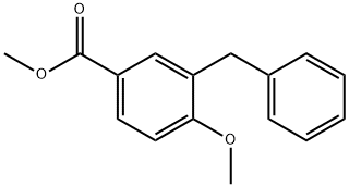 Methyl 3-benzyl-4-methoxybenzoate Structure