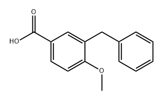 3-Benzyl-4-methoxybenzoic acid Structure