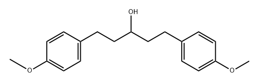 Benzenepropanol, 4-methoxy-α-[2-(4-methoxyphenyl)ethyl]- 구조식 이미지