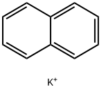 Naphthalene, radical ion(1-), potassium (1:1) Structure