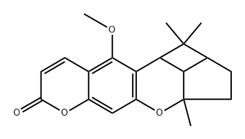 1H,7H-4,6-Dioxacyclobut[1,7]indeno[5,6-b]naphthalen-7-one, 1a,2,3,3a,10b,10c-hexahydro-10-methoxy-1,1,3a-trimethyl-, [1aR-(1aα,3aα,10bα,10cα)]- (9CI) Structure