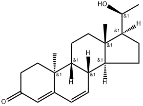 20-alpha-Dihydrodydrogesterone Structure