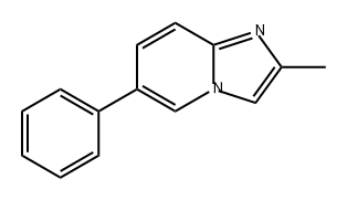 2-methyl-6-phenylimidazo[1,2-a]pyridine 구조식 이미지
