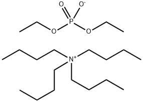 1-Butanaminium, N,N,N-tributyl-, diethyl phosphate Structure