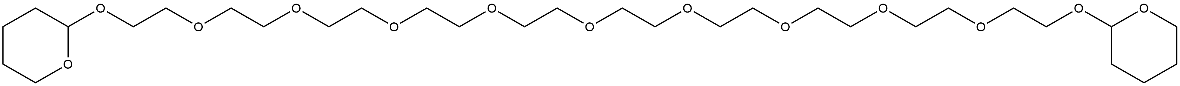 2H-Pyran, 2,2'-[3,6,9,12,15,18,21,24,27-nonaoxanonacosane-1,29-diylbis(oxy)]bis[tetrahydro- (9CI) Structure