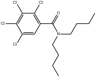 N,N-Dibutyl-2,3,4,5-tetrachlorobenzamide Structure