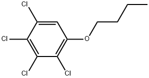 1-Butoxy-2,3,4,5-tetrachlorobenzene Structure