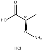 (R)-2-(Aminooxy)propanoic Acid Hydrochloride Structure