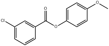 4-Methoxyphenyl 3-chlorobenzoate Structure