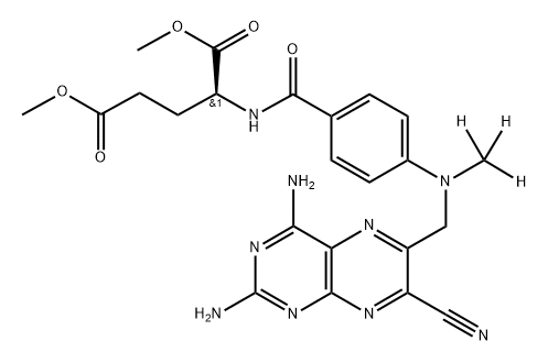 7-Cyanomethotrexate Dimethyl Ester-D3 Structure