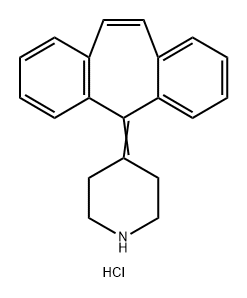 Demethylcyproheptadine Hydrochlorid Structure