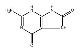 1H-Purine-6,8-dione,  2-amino-7,9-dihydro-,  radical  ion(1+)  (9CI) Structure