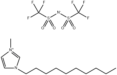 1-DECYL-3-METHYLIMIDAZOLIUM BIS(TRIFLUOROMETHYLSULFONYL)IMIDE Structure