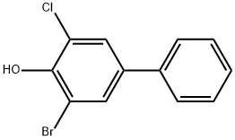 3-Bromo-5-chloro-[1,1'-biphenyl]-4-ol Structure