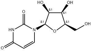 2,4(1H,3H)-Pyrimidinedione, 1-β-D-lyxofuranosyl- Structure