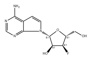 3'-F-7-deaza-Adenosine Structure