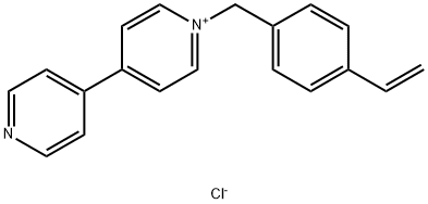 1-[(4-ethenylphenyl)methyl] 4,4′-bipyridinium chloride (1:1) Structure