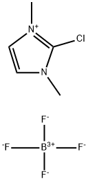 1H-Imidazolium, 2-chloro-1,3-dimethyl-, tetrafluoroborate(1-) (1:1) 구조식 이미지