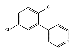 4-(2,5-Dichlorophenyl)pyridine Structure