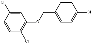 1,4-Dichloro-2-[(4-chlorophenyl)methoxy]benzene Structure