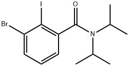 3-bromo-2-iodo-N,N-diisopropylbenzamide 구조식 이미지