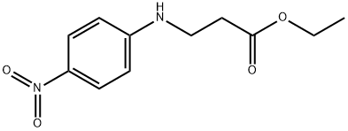 β-Alanine, N-(4-nitrophenyl)-, ethyl ester Structure